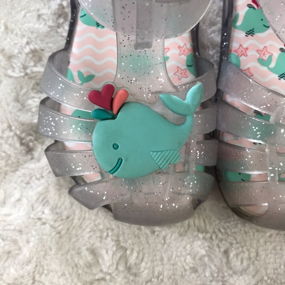 zaxy nina | Shoes | Zaxy Nina Jelly Sandals Whale Size 6 Clear Blue | Poshmark